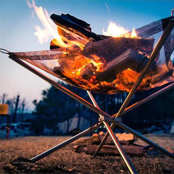 Portable Outdoor Fire Pit and BBQ Grill