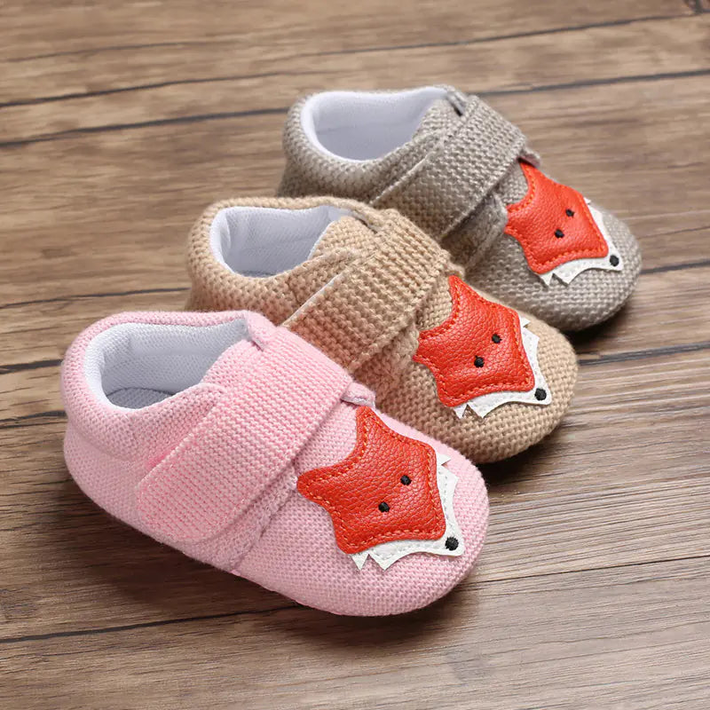 Soft Sole Cartoon Baby Shoes for 0-1 Year Olds