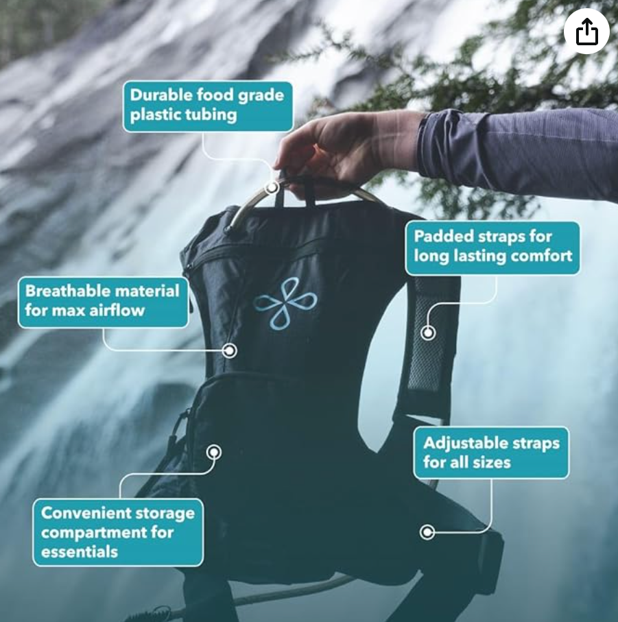 Puribag 2L Hydration Backpack