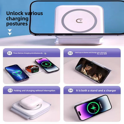 Outerhaus Foldable 3-in-1 Wireless Charger