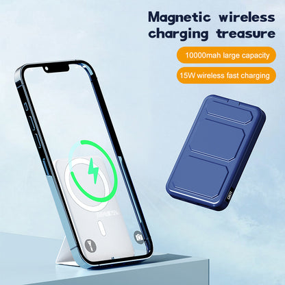 Magnetic Fast Charging Power Bank with Stand