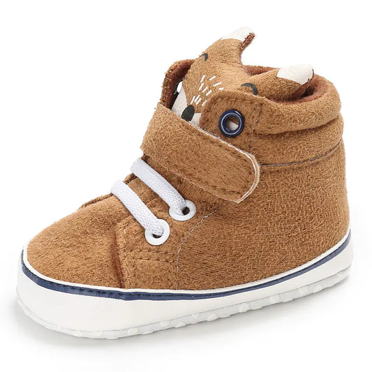 Soft Sole Fox Baby Shoes for 0-1 Year Olds